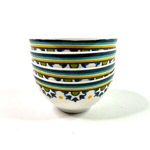 Bobby Flay Medallion Melamine 4.5" Bowls Set of 4